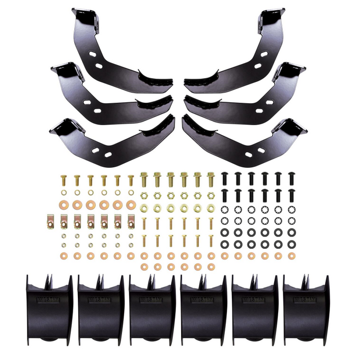 Westin PRO TRAXX 5 Oval Step Nerf Bars Black Steel Model 21-54175