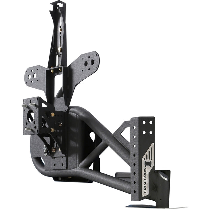 Smittybilt XRC Gen 2 Bolt-On Tire Carrier - Textured Black (07-18 JK/JKU) Model 76857