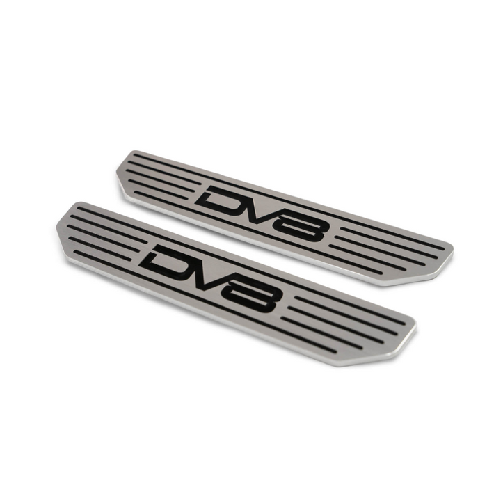 DV8 Offroad 2018-2026 Jeep Wrangler JLU Gladiator JT 4-Door Sill Plates Rear Door only Model D-JL-180014-SIL4