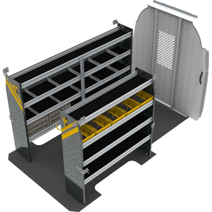 Ranger Design Mobile Service & Plumbing Van Shelving Package for Mercedes Sprinter High Roof 144" Wheelbase Model DHS-16
