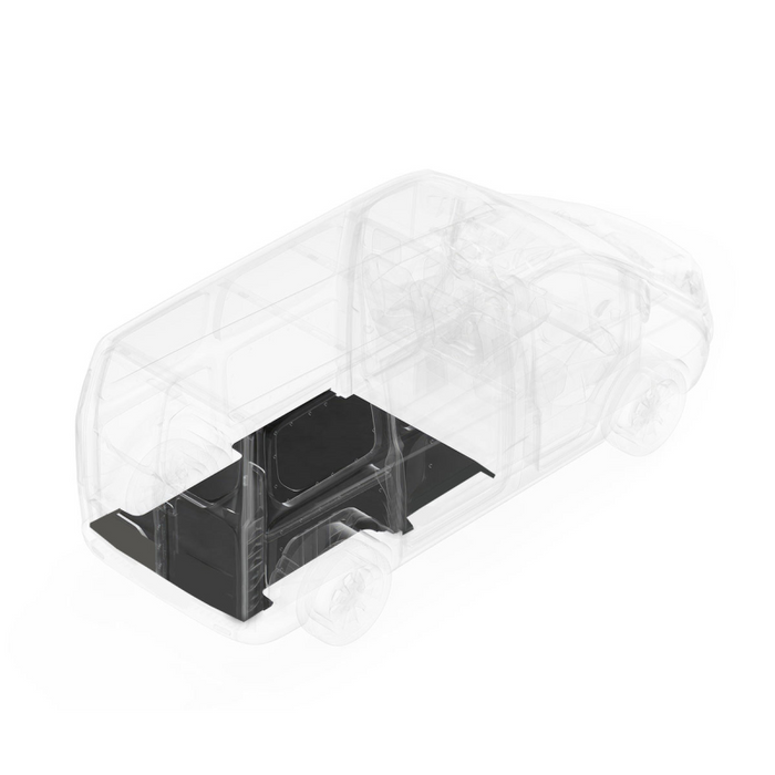 LEGEND AutoMat Bar without Sills Ford Transit 130" Wheelbase Cargo Van 1 Pc - Single Side Door Model 732-043-7621