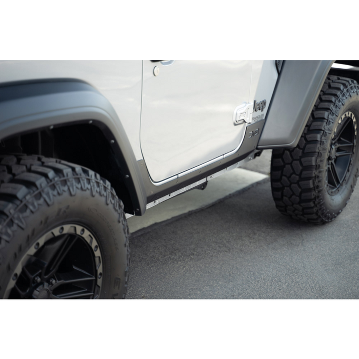 DV8 Offroad 2018-2026 Jeep Wrangler JL 2-Door Rock Skins Model SRJL-29