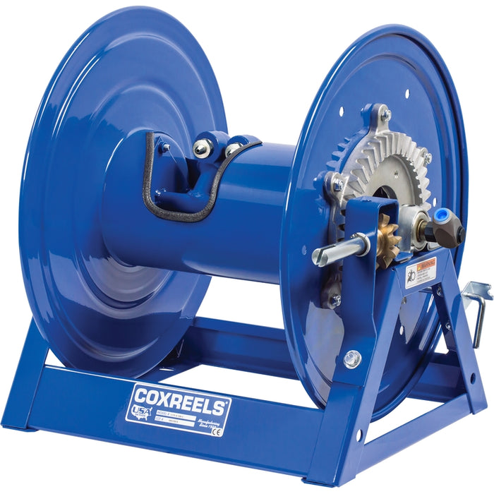 Coxreels 1275HP Series Dual Hydraulic Hand Crank Hose Reel 1/4 in. x 200 ft. - 10000 PSI No Hose Model 1275HPL-4-12-C