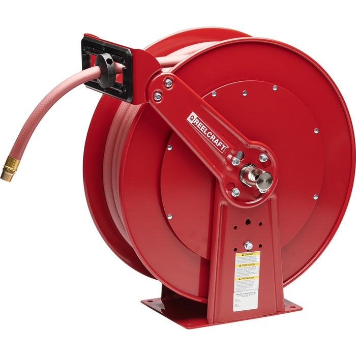 ReelCraft Series 80000 3/4 in. x 75 ft. Ultimate Duty Dual Pedestal Hose Reel - 250 PSI Air/Water Model D83075OLP