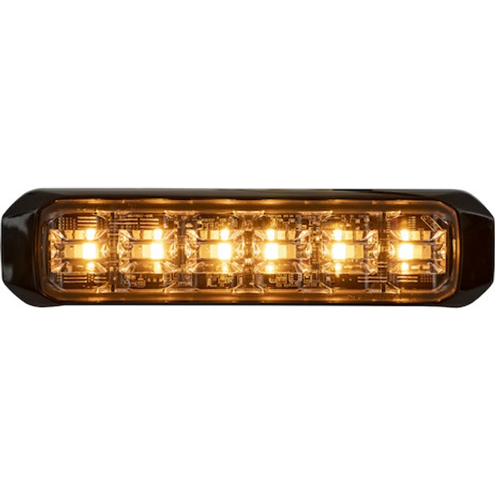 Buyers Products 5 Inch Wide Angle Tri-Color LED Amber/Blue/Clear Strobe Light Model 8891828