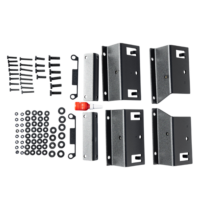Smittybilt Bronco Rock Sliders w/ Step 4DR Model 61668W