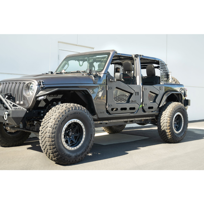 DV8 Offroad 2018-2026 Jeep Wrangler JLU 4-Door Rock Skins Model SRJL-09