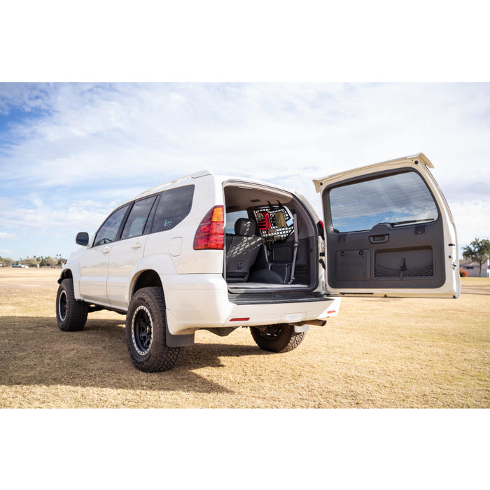 DV8 Offroad 2003-2009 Lexus Gx 470 Rear Window Molle Storage Panels Model MPGX-01