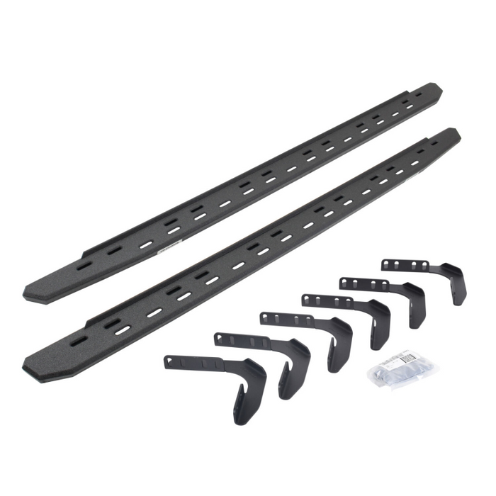 Go Rhino RB30 Slim Line Running Boards with Mounting Bracket Kit Model 69618087ST