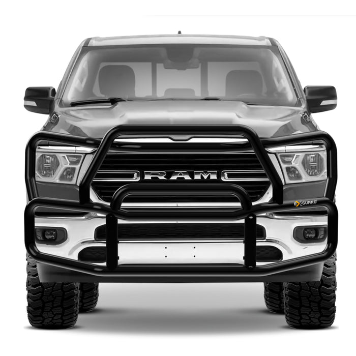 Ex-Guard Extreme-Duty Full-Height Coverage Black Grille Guard Kit w/ Mounting Bracket Model HX-50BG3-RM1519-KIT