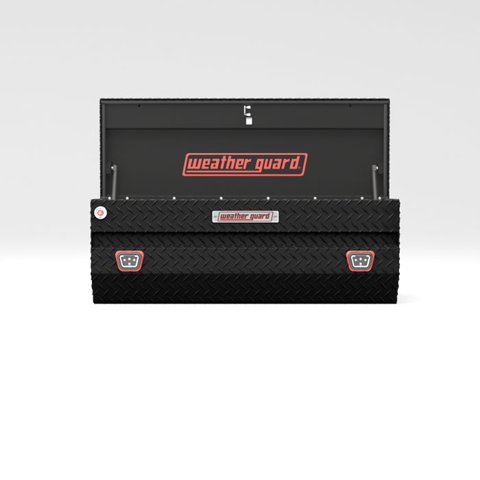 Weather Guard Chest Tool Box Textured Matte Black Aluminum 48X20X19 Model 624-52-04