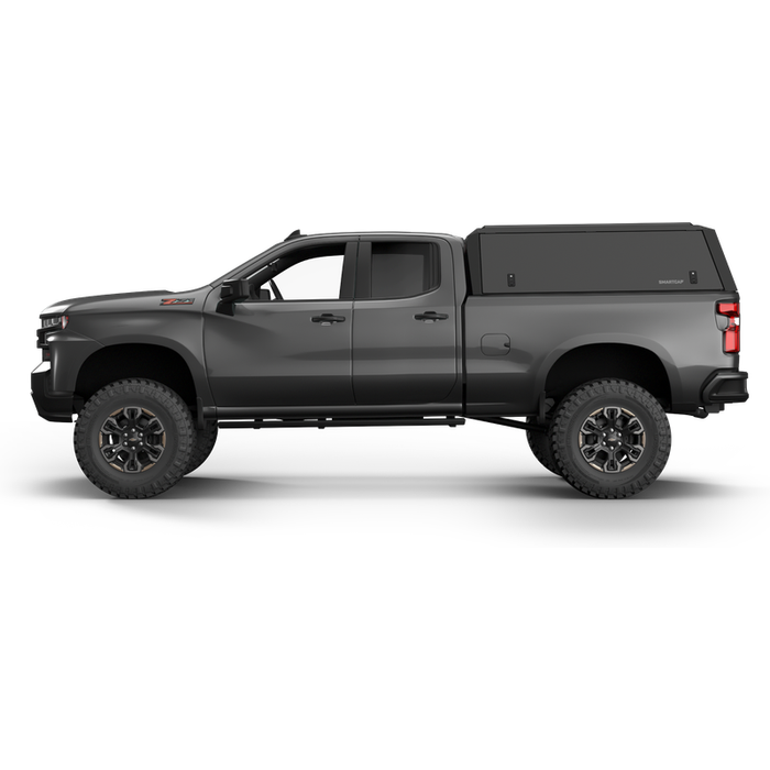 SmartCap Matte Black Truck Bed Cap EDGE Defender Series w/ Vertical Locks Model ED0131-BN
