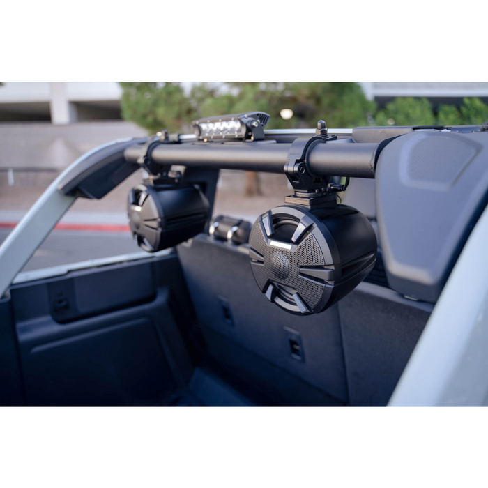 DV8 Offroad 2021-2026 Ford Bronco Rear Speaker, Light Mount Bar Model BRSB-01
