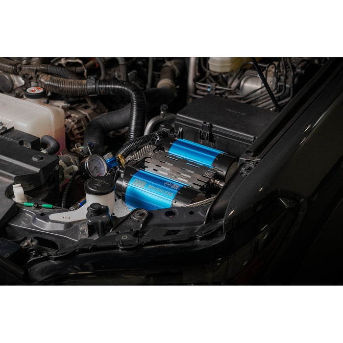 Rago Fabrication 2025+ Toyota 4Runner Under-Hood Air Compressor Mount Model AC7110700NA