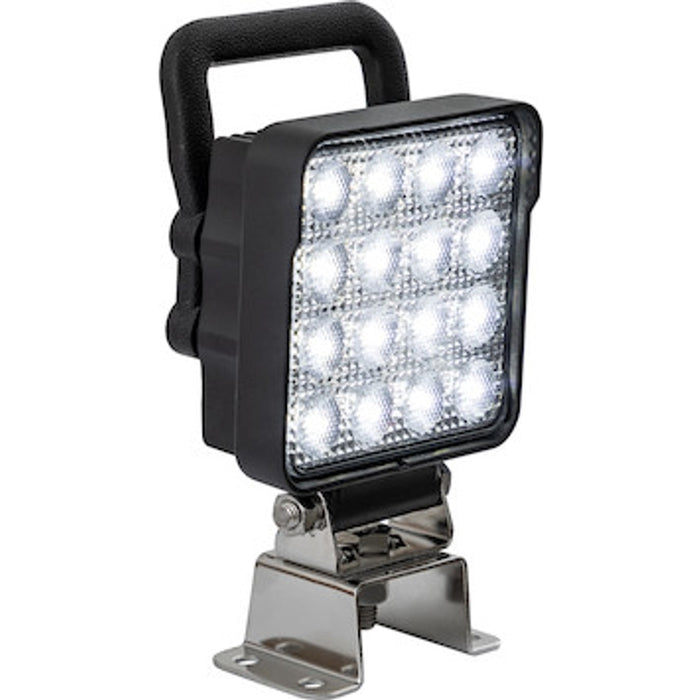 Buyers Products 4.25 Inch Square LED Flood Light w/ Handle and Switch Model 1492249