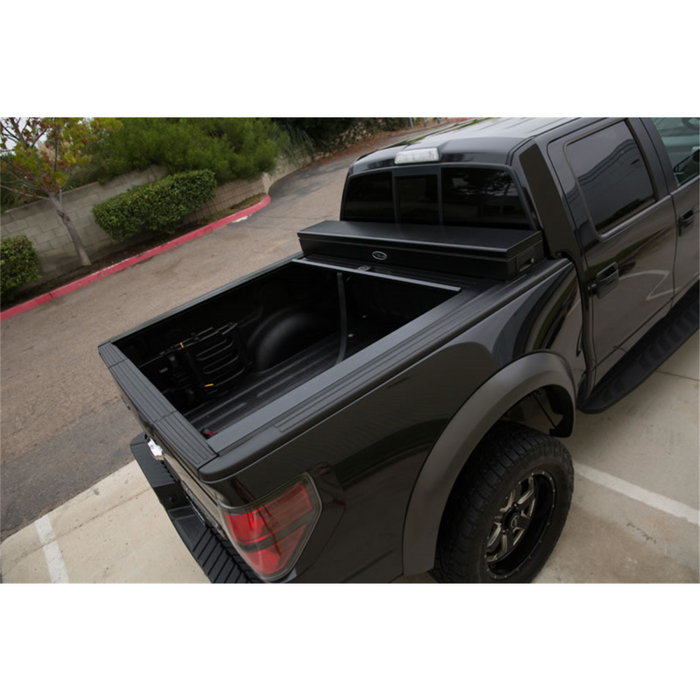 Truck Covers USA American Work Cover JR. Junior Size Toolbox and Hard Retractable Roll-up Combination Model CRJR200