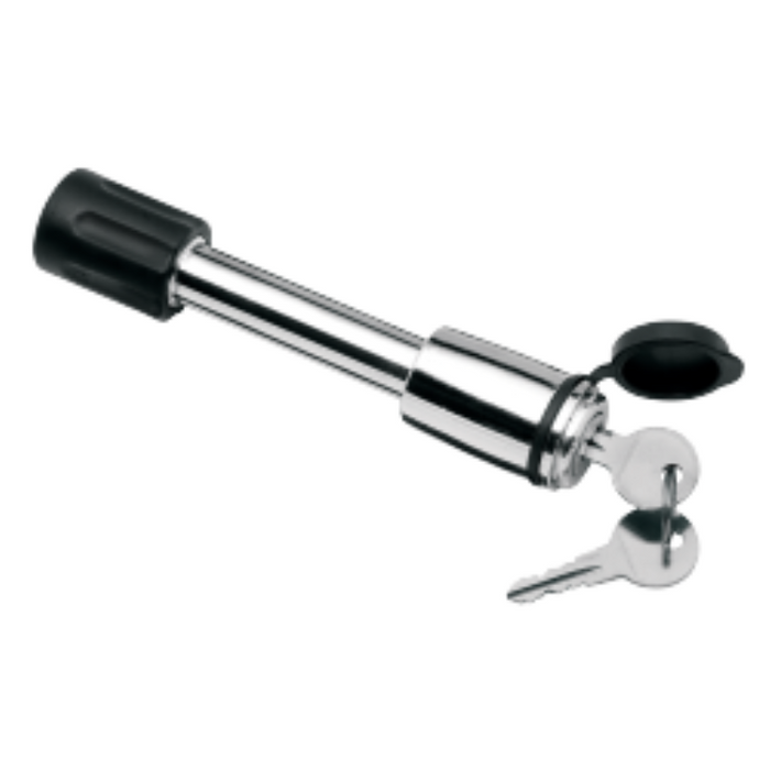 Draw-Tite Trailer Hitch Lock, Fits 2 Inch Square Receiver, 5/8 Inch Pin Diameter, Keyed Alike Model 63217KA