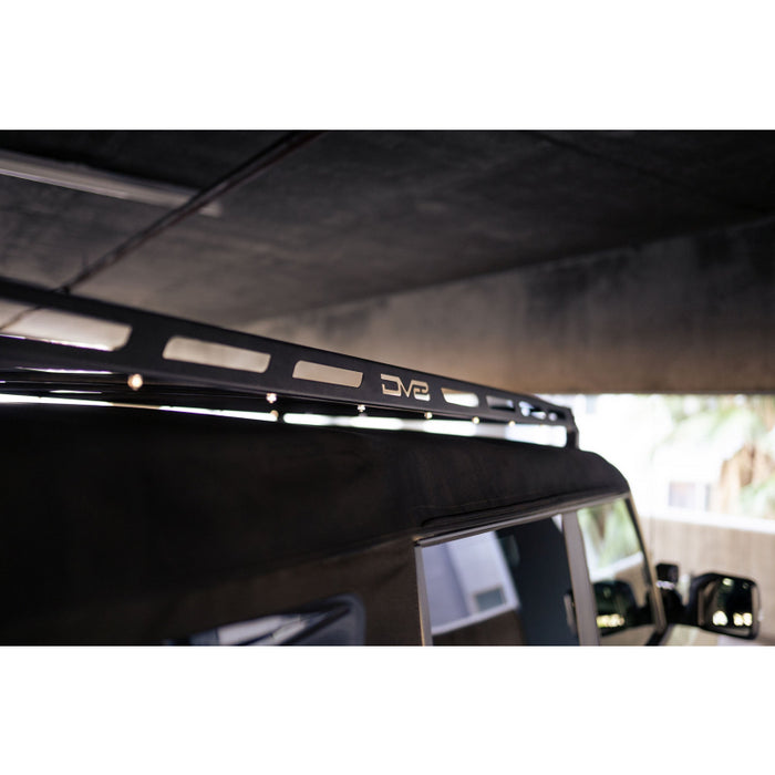 DV8 Offroad 2021-2025 Ford Bronco Soft Top Roof Rack Model RRBR-01