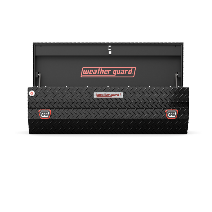 Weather Guard Chest Tool Box Gloss Black Aluminum 58X20X19 Model 634-5-04