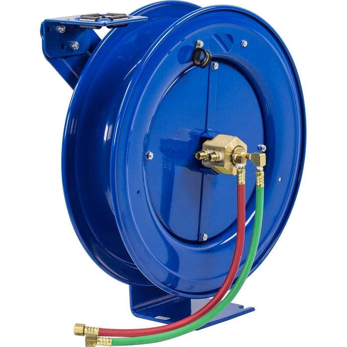 Coxreels SHW Series Spring Driven Welding Hose Reel 1/4 in. x 75 ft. - No Hose 200 PSI Oxy-Acetylene Model SHWL-N-175