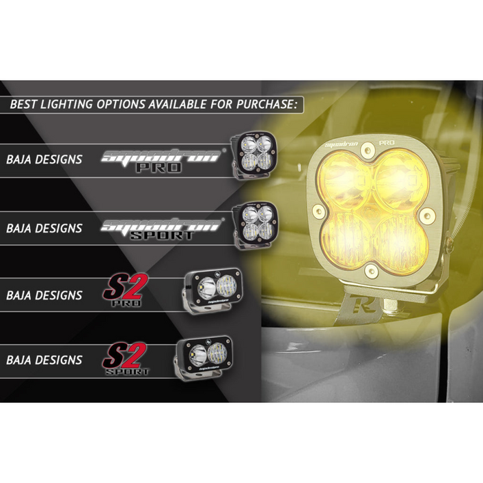 Rago Fabrication 2002-2009 1st Generation Lexus GX470 Ditch Light Mounts Model R0209LGXDIT