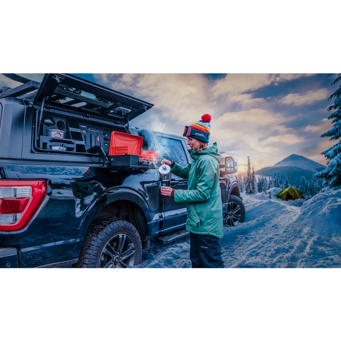 SmartCap Matte Black Kitchen-Bin For Right Side Mount Fits All Caps Model SA080616