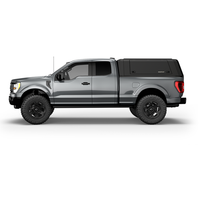 SmartCap Matte Black Truck Bed Cap EVOa Adventure Series w/ Horizontal Locks Model EA0301-MB