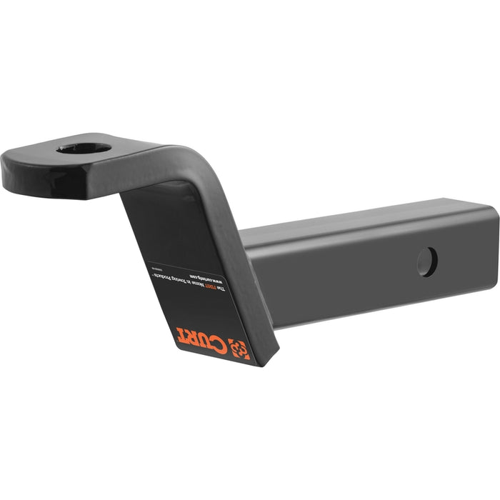 CURT Class 3 Trailer Hitch Ball Mount, Imported, Fits 2-Inch Receiver, 7,500 lbs, 1-Inch Hole, 4-Inch Drop, 2-Inch Rise Model 45860