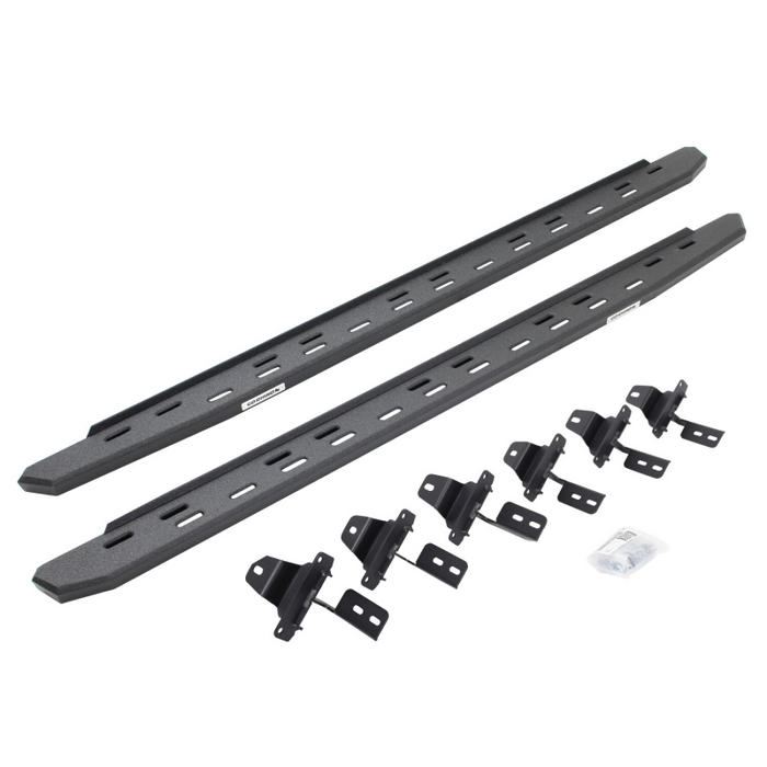 Go Rhino RB30 Slim Line Running Boards with Mounting Bracket Kit Model 69650673ST