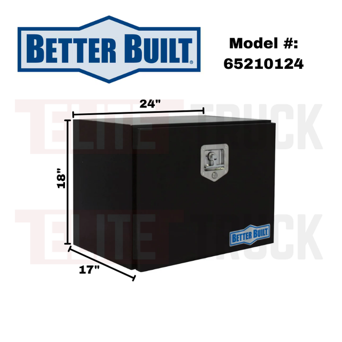 Better Built 24" Gloss Black Steel Crown Series Under Body Tool Box Model 65210124