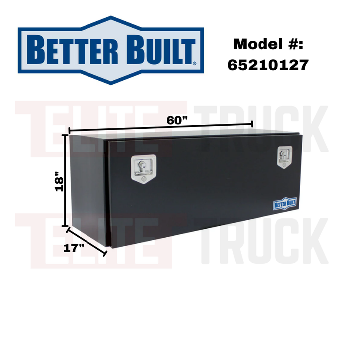 Better Built 60" Gloss Black Steel Crown Series Under Body Tool Box Model 65210127