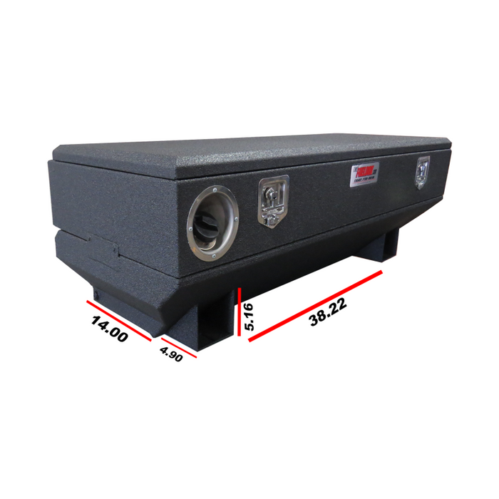 The FuelBox Tank and Tool Box Combo 40 Gallon Smooth Spray Liner Finish Model FTC44MS