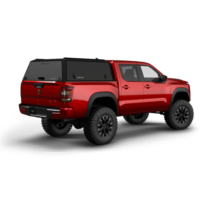 SmartCap Matte Black Truck Bed Cap EDGE Defender Series w/ Vertical Locks Model ED0930-BN