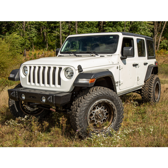 ARIES TrailCrusher Jeep Wrangler JL, Gladiator Steel Front Bumper, 12.5K Model 2156002