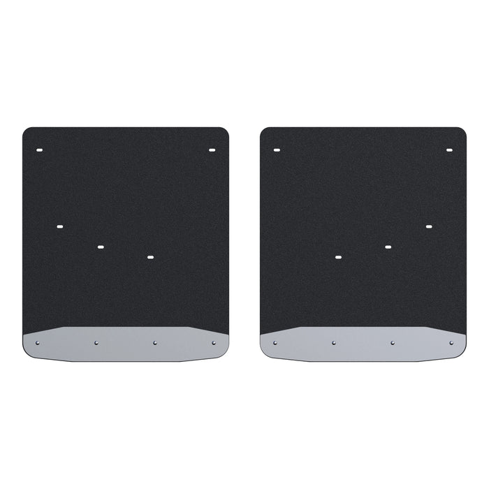 Luverne Rear Dually 20" x 23" Rubber Mud Guards, Select Silverado, Sierra HD (2 Flaps) Model 251452