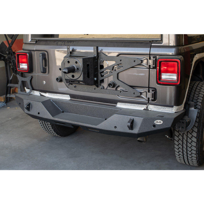 DV8 Offroad 2018-2025 Jeep Wrangler Tailgate Mounted Tire Carrier Model TCJL-01
