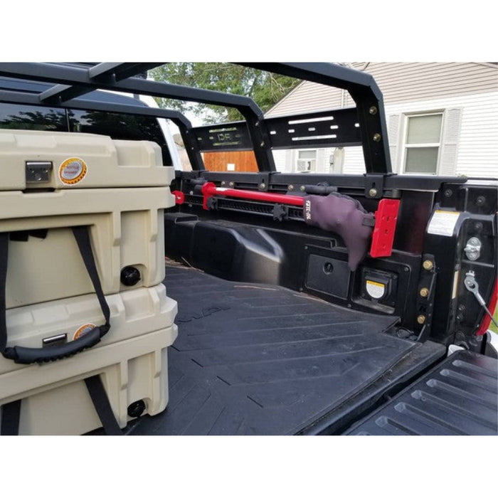 Rago Fabrication Toyota Tacoma & Tundra Bed Rail - Hi-Lift Jack Mounts Model R0000TBRHI