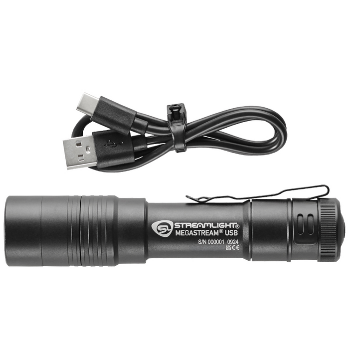 Streamlight MegaStream® USB Flashlight - Black SLI66210