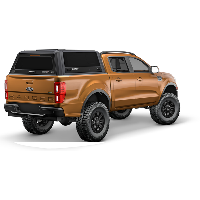 SmartCap Matte Black Truck Bed Cap EVO Sport Series w/ Horizontal Locks Model EV0303-MB