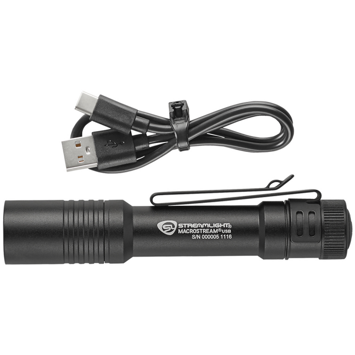 Streamlight MacroStream® USB Flashlight – Black SLI66320
