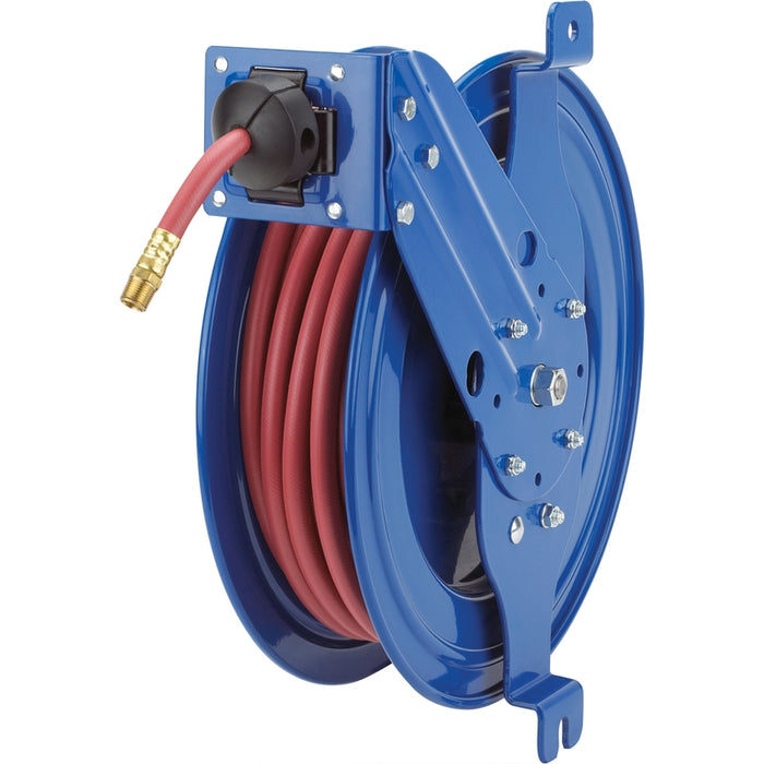 Coxreels SG Series Side Mount Spring Driven Reel 3/8 in. x 25 ft. - Hose Included 3000 PSI Model SG17-M325