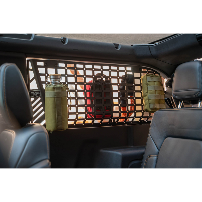 DV8 Offroad 2021-2025 Ford Bronco Rear Window Molle Panels Model MPBR-12