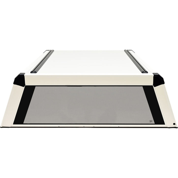 Westin EXP Truck Cap with Solid Front Glass Gloss White Model 16-14060