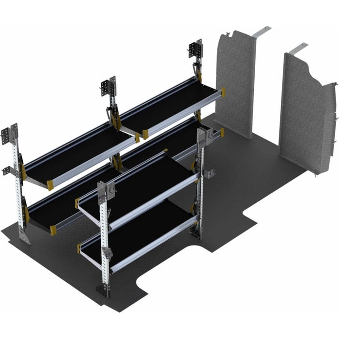 Ranger Design Delivery Van Shelving Package for Chevrolet Express 155" Wheelbase Model GSL-19