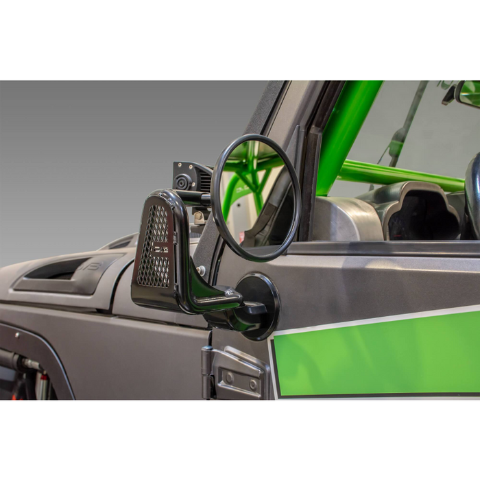 DV8 Offroad 2007-2018 Jeep Wrangler Tubular Mirrors Model D-JP-190050-B