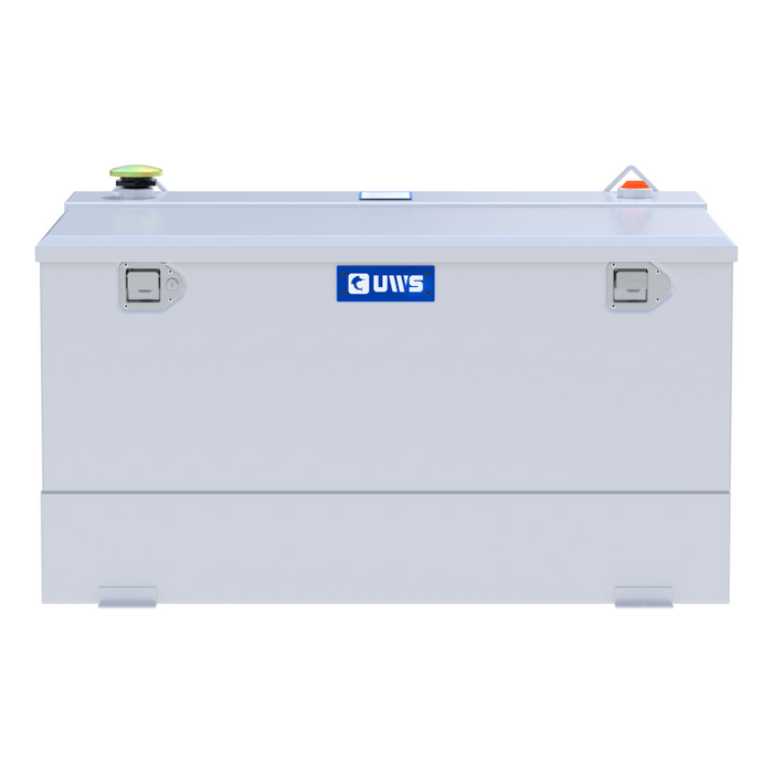 UWS White 85-Gallon Steel-Aluminum Combo Transfer Tank Model ST-85-COMBO-W