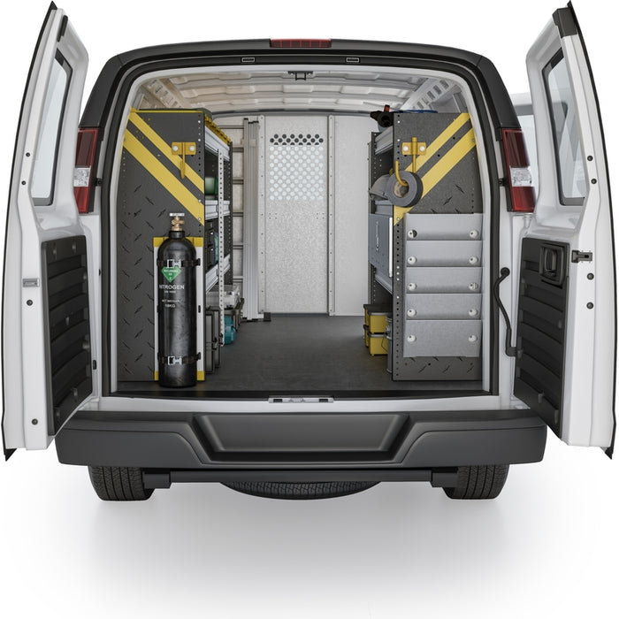 Ranger Design HVAC Van Shelving Package for Chevrolet Express 135" Wheelbase Model GSR-12