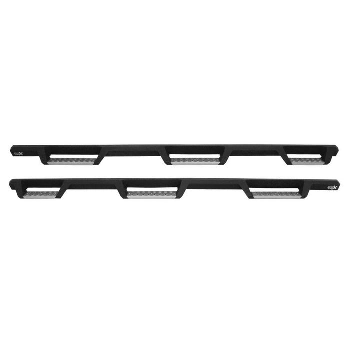 Westin HDX Drop Wheel to Wheel Side Steps Textured Black Stainless Steel For Double Cab Model 56-5345952