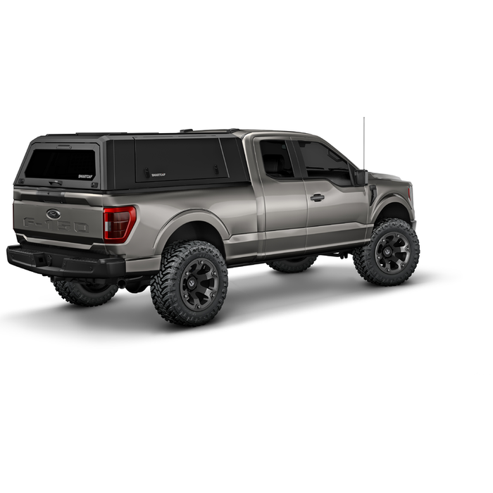 SmartCap Matte Black Truck Bed Cap EVOa Adventure Series w/ Vertical Locks Model EA0319-MB