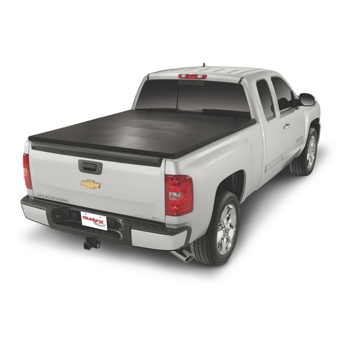 TrailFX Soft Folding Tonneau Cover Black Vinyl With Aluminum Rails Model TFX4009